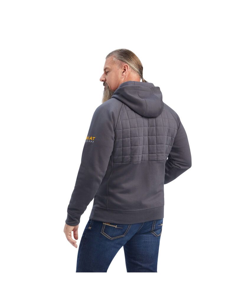 Vêtements De Travail Ariat Rebar Regulator Full Zip Hoodie Grise | VFJ-1323238