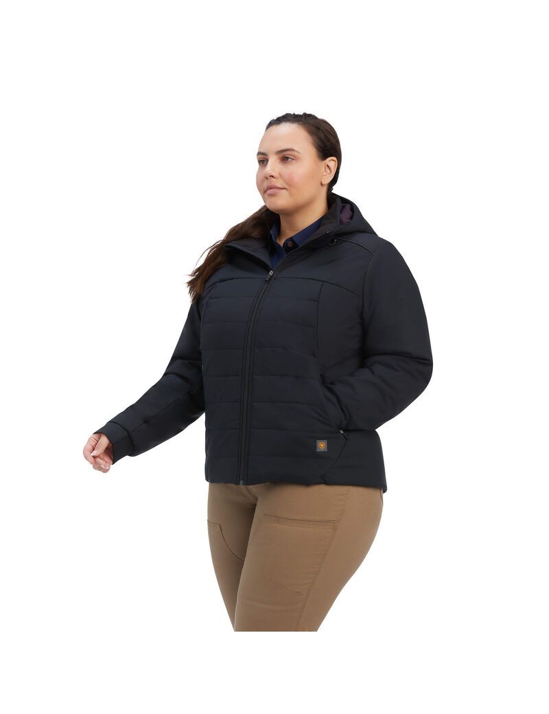 Vêtements De Travail Ariat Rebar Valkyrie Stretch Tela Insulated Jackets Noir | NGU-5379396