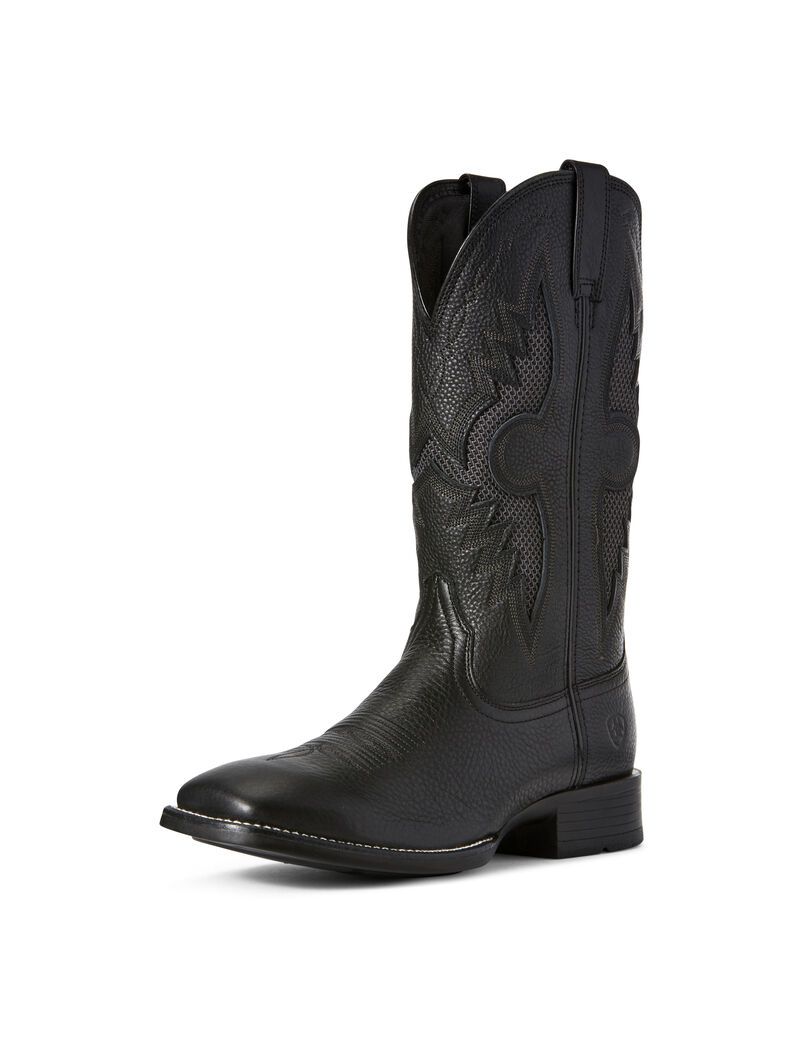 Bottes Western Ariat Solado Venttek Noir Grise Foncé | LXR-9114960