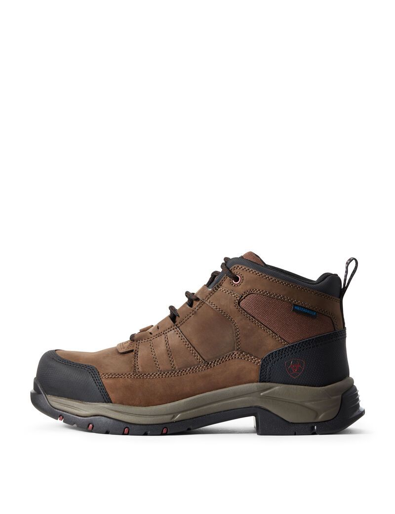 Bottes Imperméables Ariat Telluride Travail Composite Embout Travail Marron | HXL-9390094