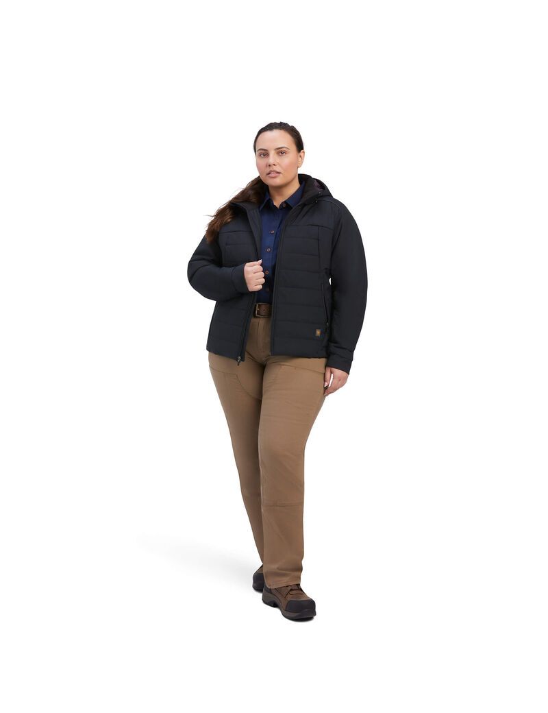 Vêtements De Travail Ariat Rebar Valkyrie Stretch Tela Insulated Jackets Noir | NGU-5379396