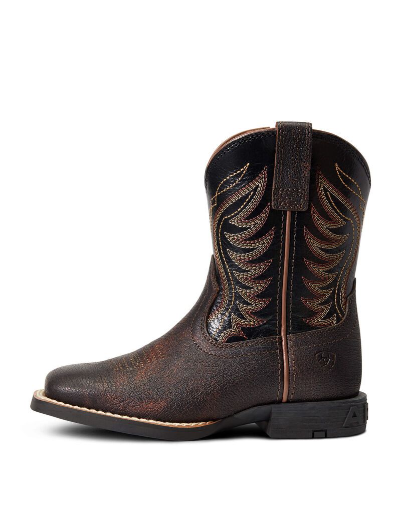 Bottes Western Ariat Amos Rouge Marron | AMF-6076515