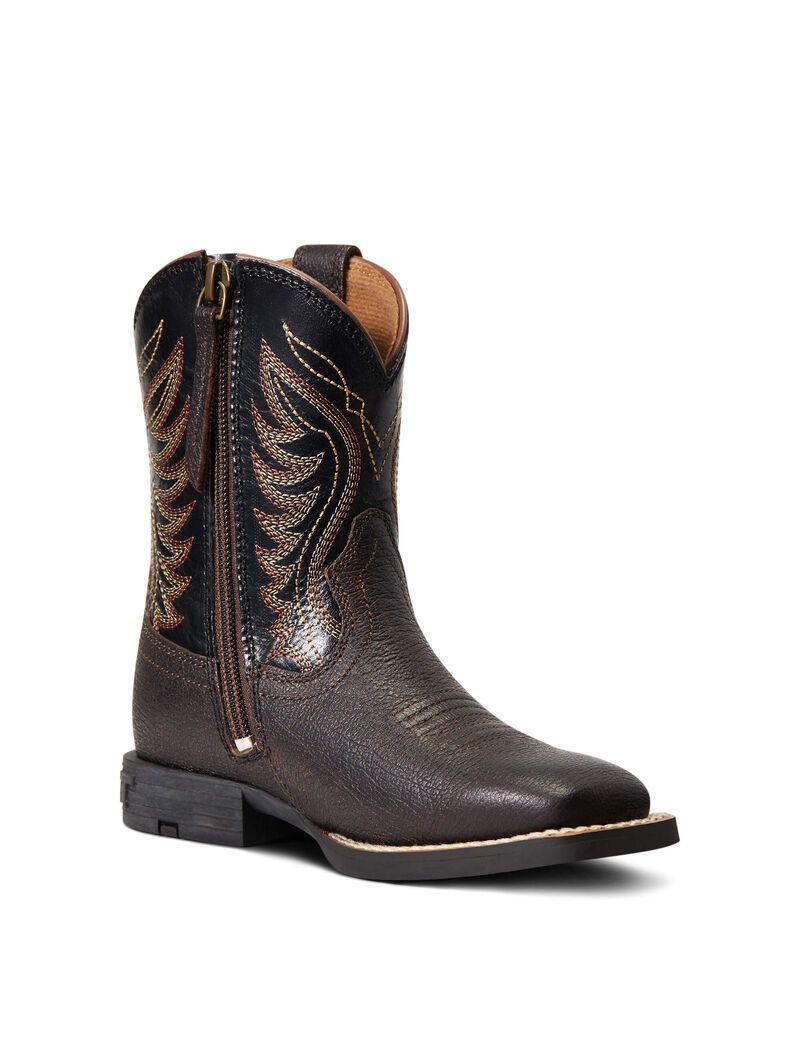 Bottes Western Ariat Amos Rouge Marron | AMF-6076515