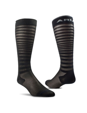 Chaussettes Ariat Ultrathin Performance Noir Grise | EKW-6223866