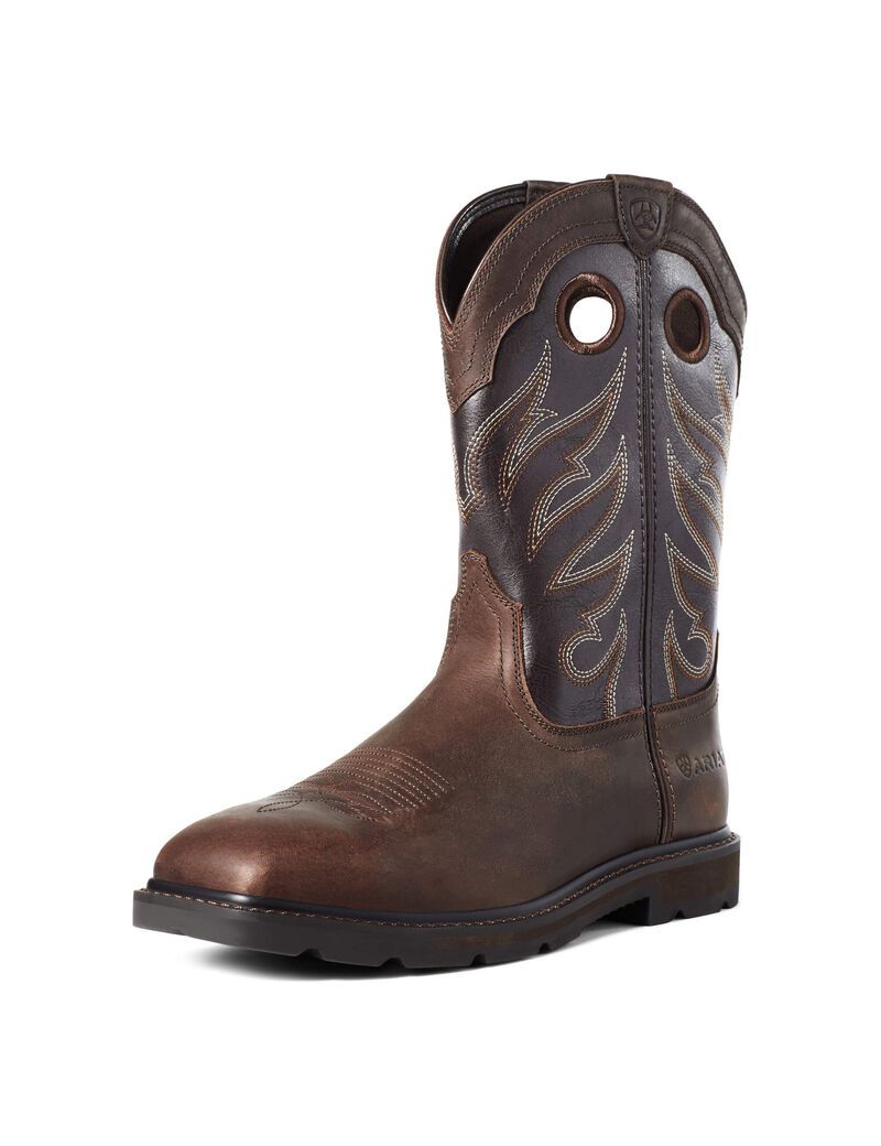 Bottes de Travail Ariat Groundwork Marron | RDS-8352354