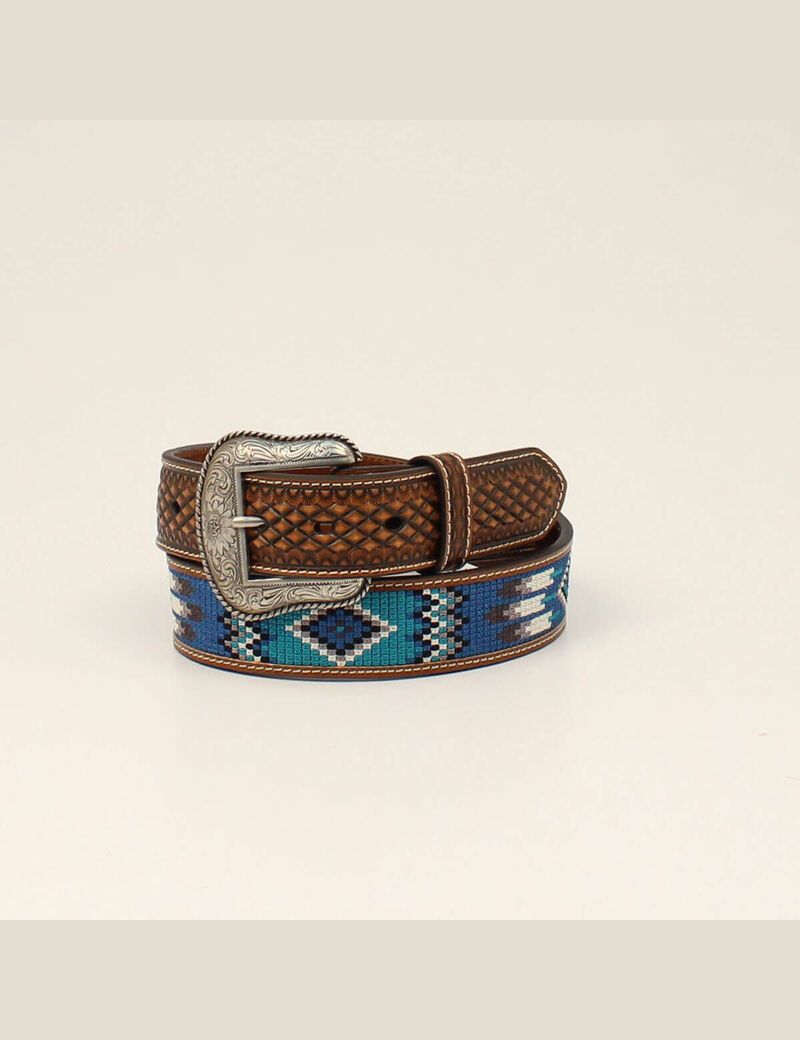 Ceintures Ariat Southwest stitch Bleu | XEC-7091688