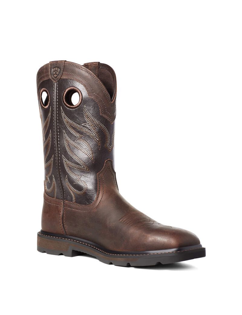 Bottes de Travail Ariat Groundwork Marron | RDS-8352354