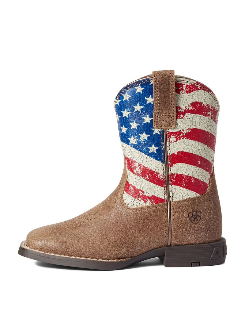 Bottes Western Ariat Stars And Stripes Marron | KLN-3194475