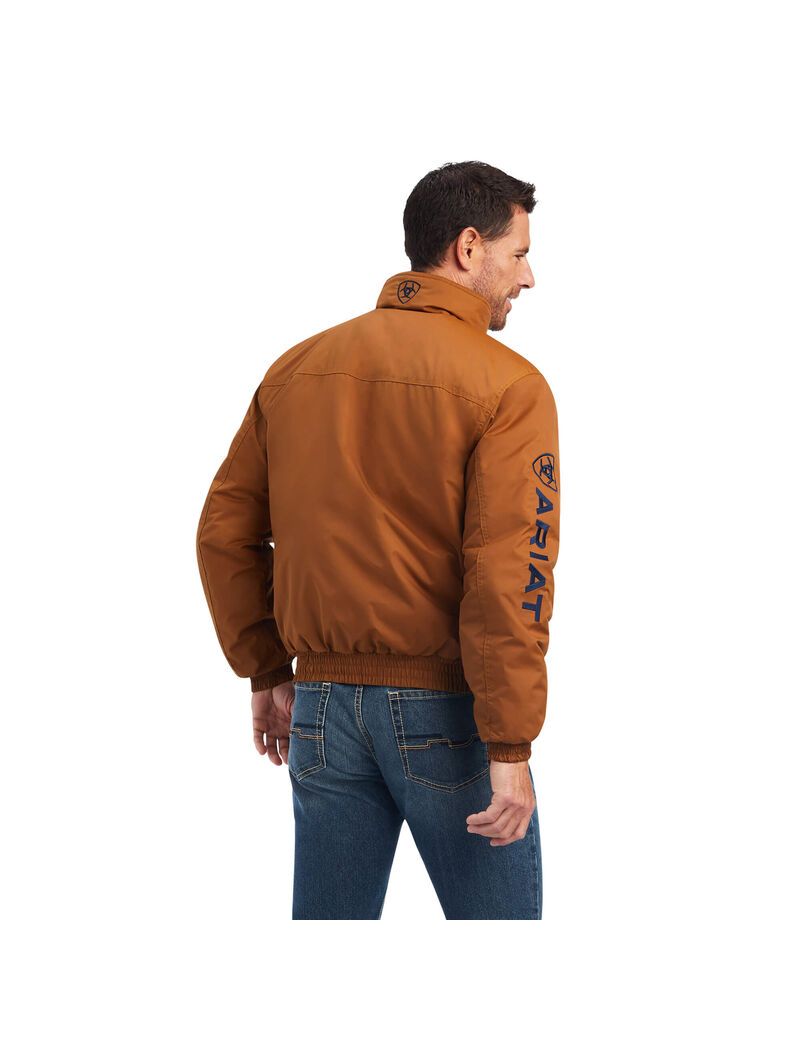 Vestes Ariat Team Logo Insulated Marron | SBZ-3951181