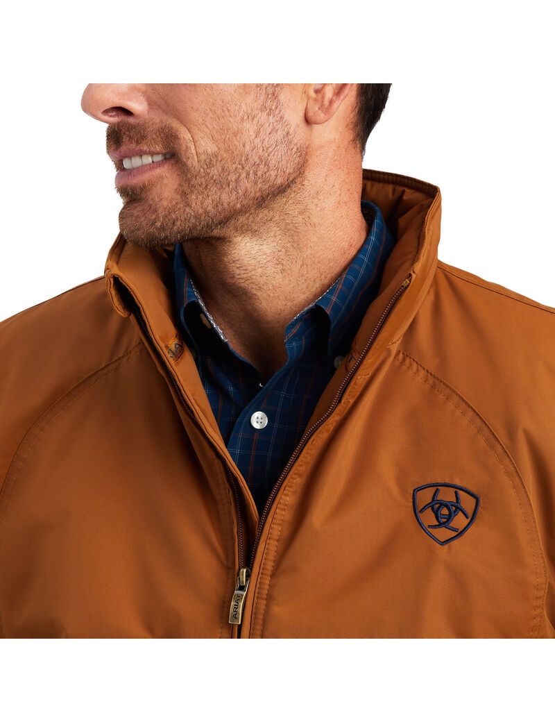 Vestes Ariat Team Logo Insulated Marron | SBZ-3951181