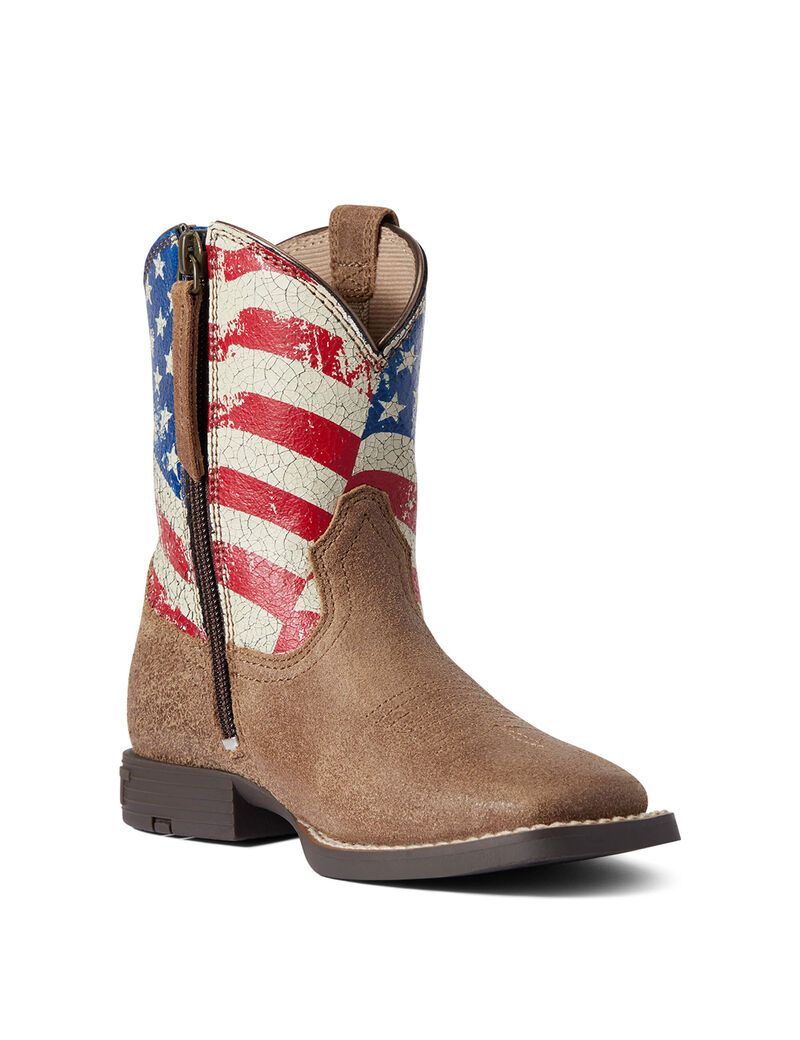 Bottes Western Ariat Stars And Stripes Marron | KLN-3194475