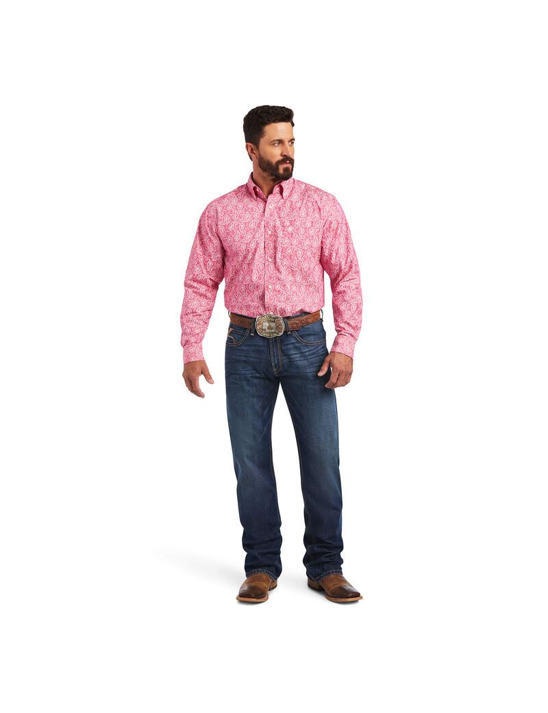 Chemises De Costume Ariat Mark Classiche Fit Rose Clair | EES-8013095