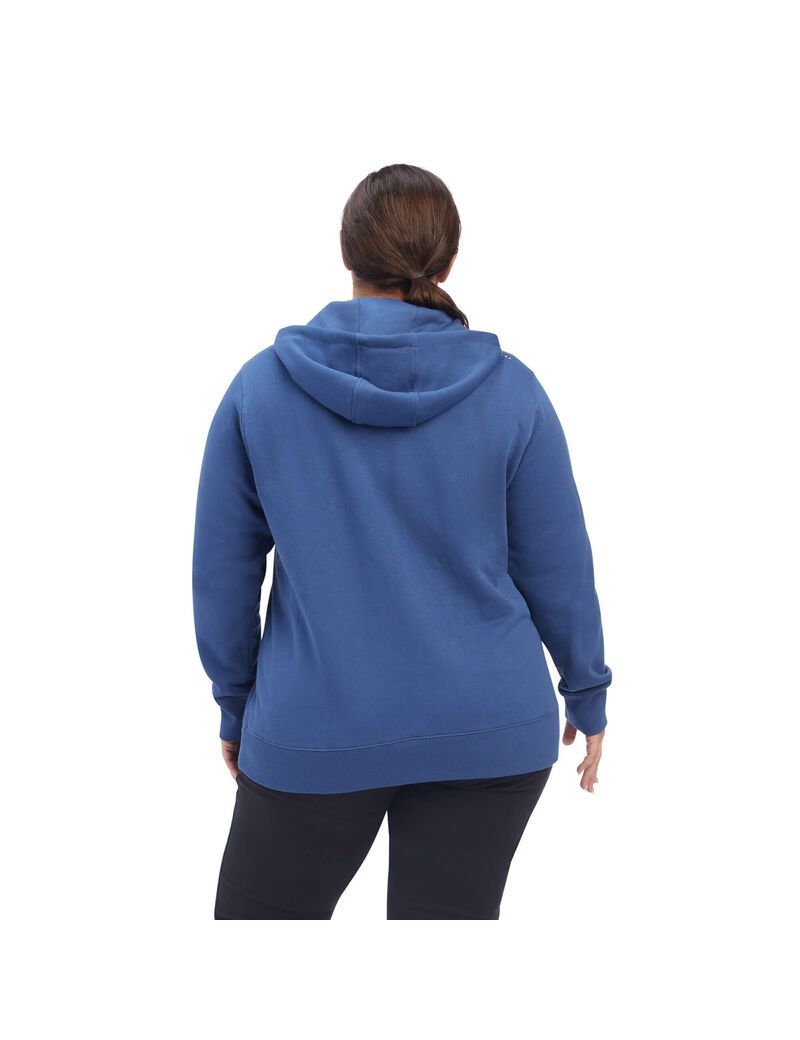 Vêtements De Travail Ariat Rebar Skill Set 1/2 Zip Hoodie Bleu Marine | HPV-4644894