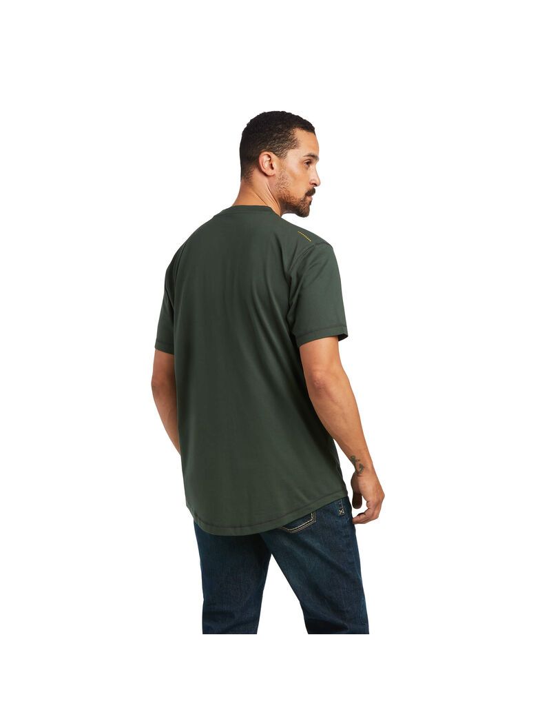 Vêtements De Travail Ariat Rebar Workman T Shirts Multicolore | XQF-9586643