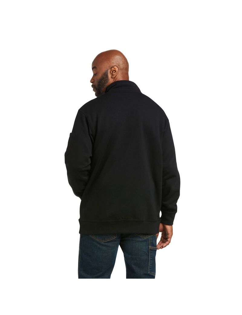 Chandails Ariat Rebar Overtime Fleece Noir | WMN-9420259