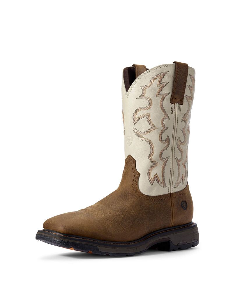 Bottes de Travail Ariat WorkHog Marron | HOJ-4316671