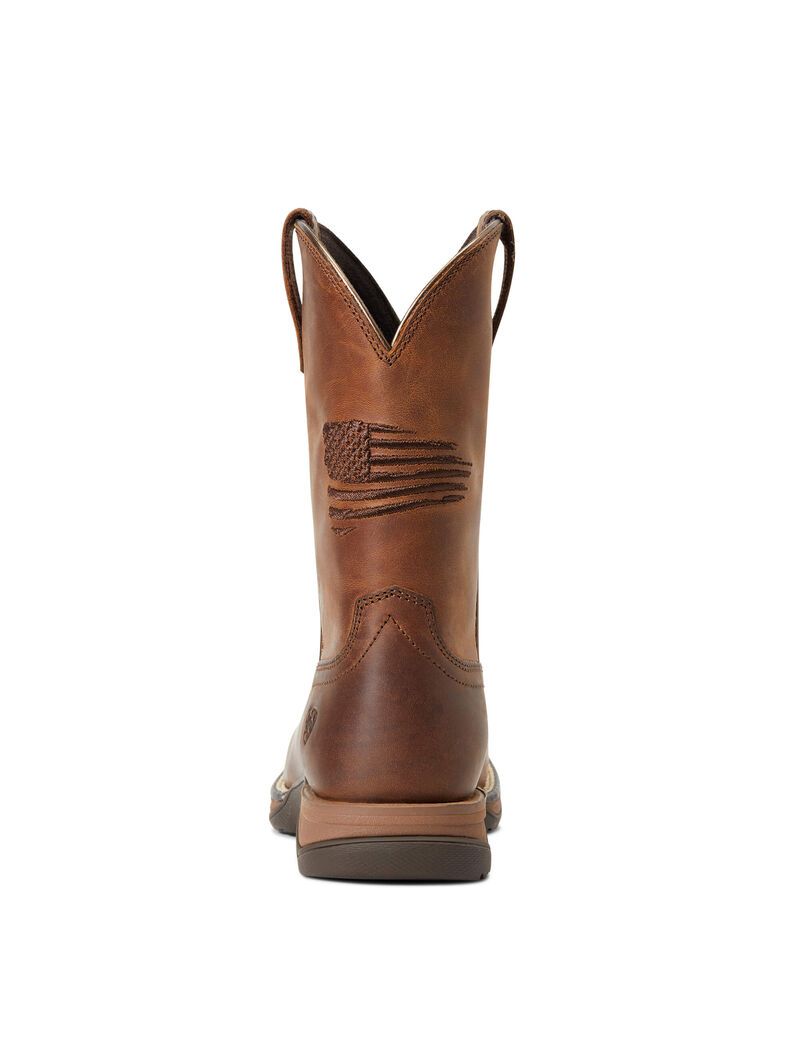 Bottes Western Ariat Anthem Patriot Marron | BAL-4000080