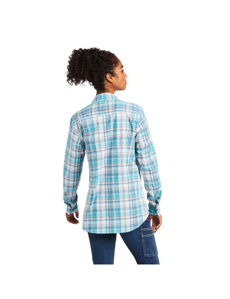 Vêtements De Travail Ariat Rebar Made Tough DuraStretch Travail Shirts Multicolore | XSW-0273650