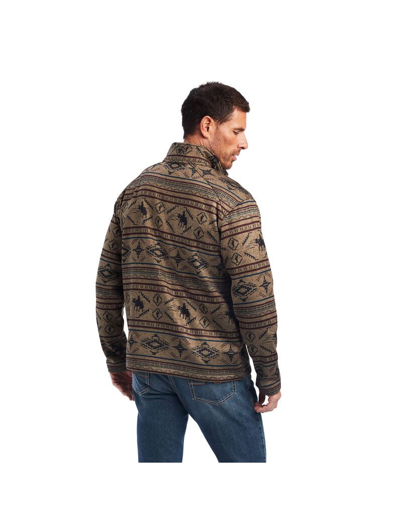 Cardigan Ariat Caldwell Full Zip Multicolore | ZEG-8118271