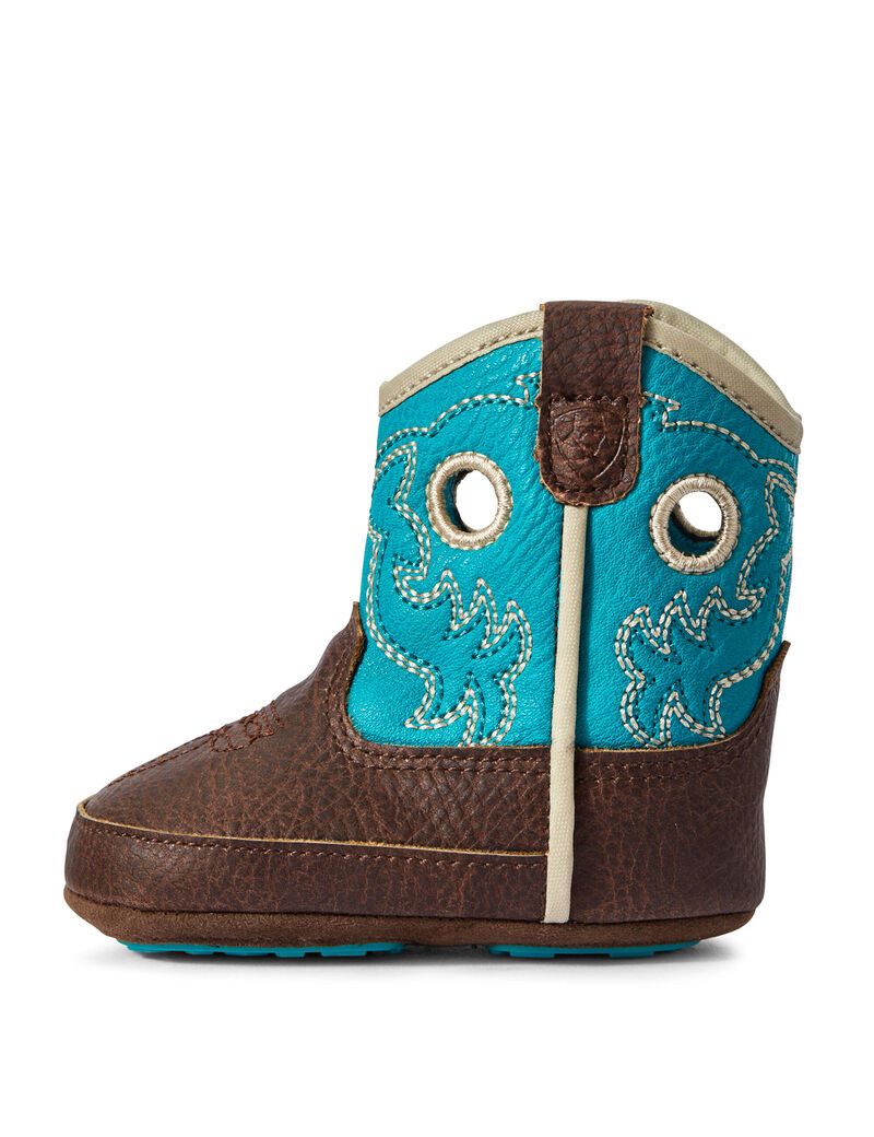 Bottes Western Ariat Stompers Boston Turquoise Turquoise Clair | AJI-2666263