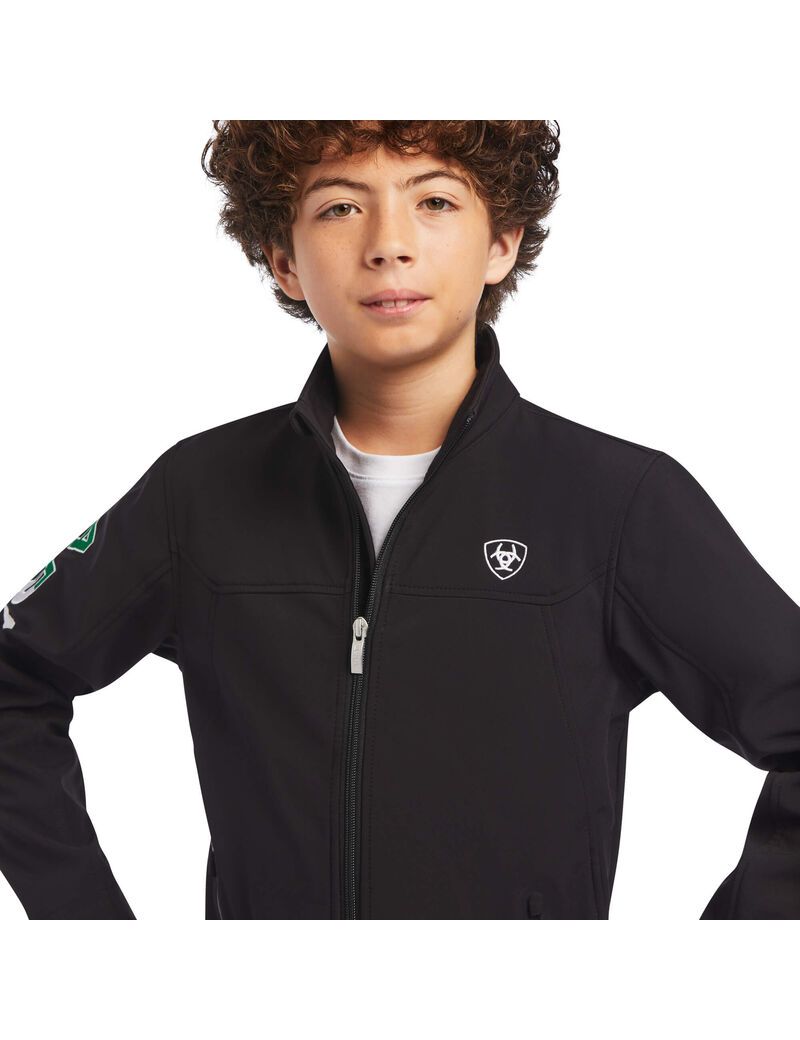 Vestes Ariat New Team Softshell MEXICO Noir | HWI-3267388