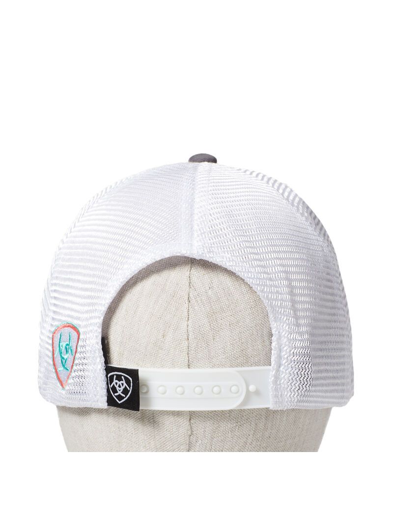 Casquettes Ariat Aztec Logo Snapback Grise | DUX-2039268