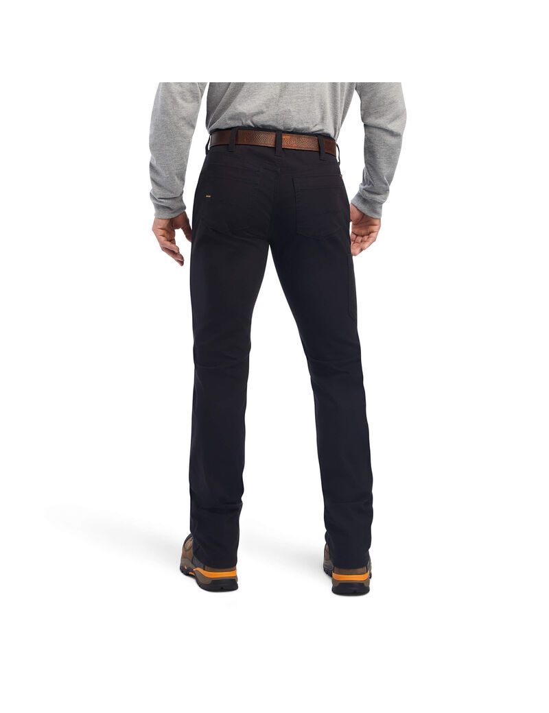 Pantalon Ariat Rebar M7 DuraStretch Made Tough Droit Noir | XHL-3111669