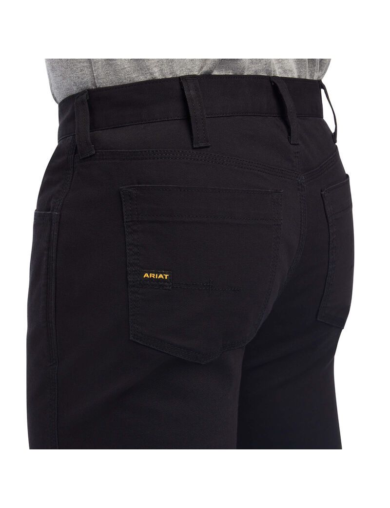 Pantalon Ariat Rebar M7 DuraStretch Made Tough Droit Noir | XHL-3111669