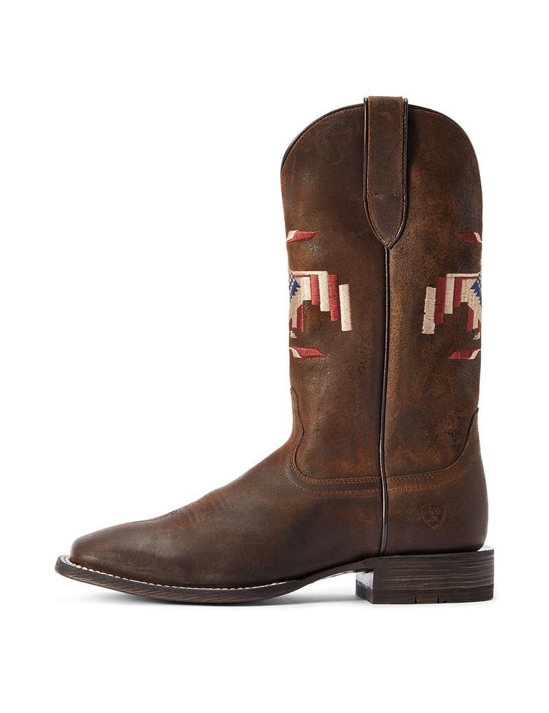 Bottes Western Ariat Circuit Thunderbird Chimayo Marron | RBR-5306716