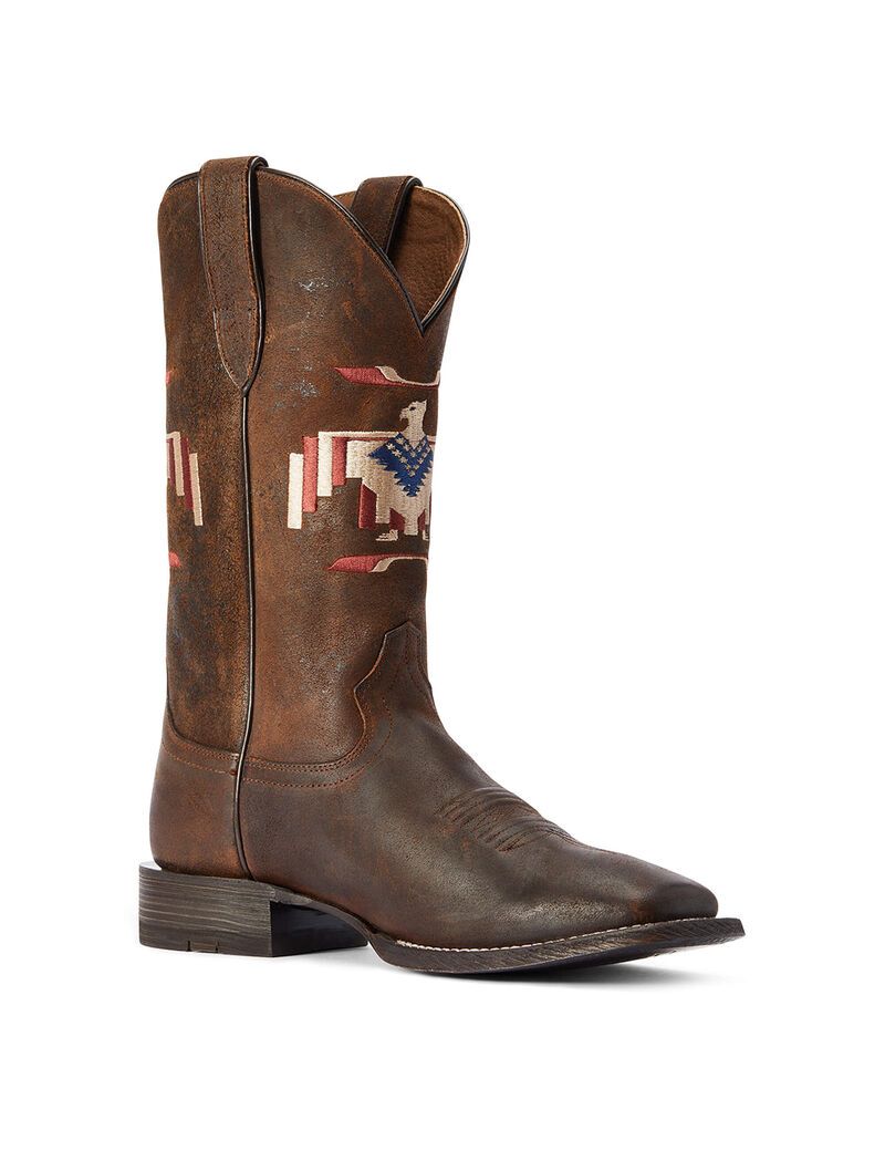 Bottes Western Ariat Circuit Thunderbird Chimayo Marron | RBR-5306716