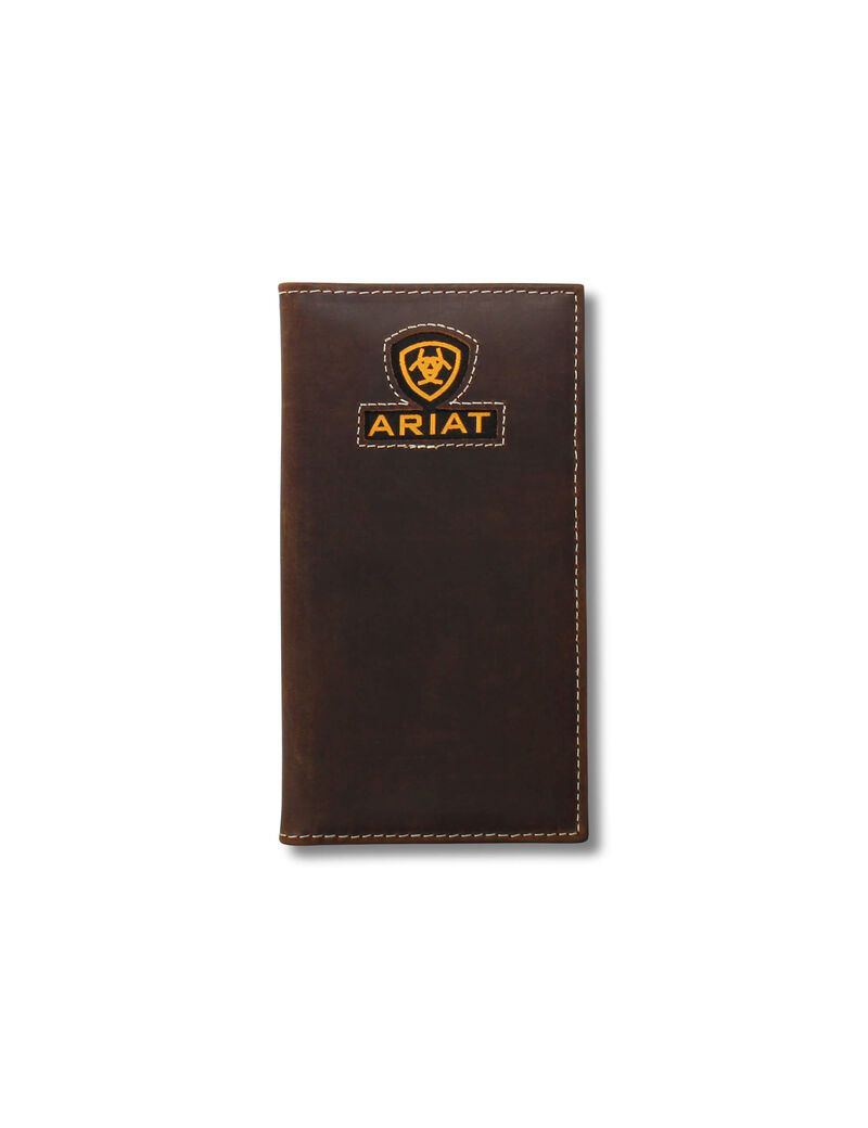 Portefeuilles Ariat Yellow logo rodeo Marron | CSS-8834277