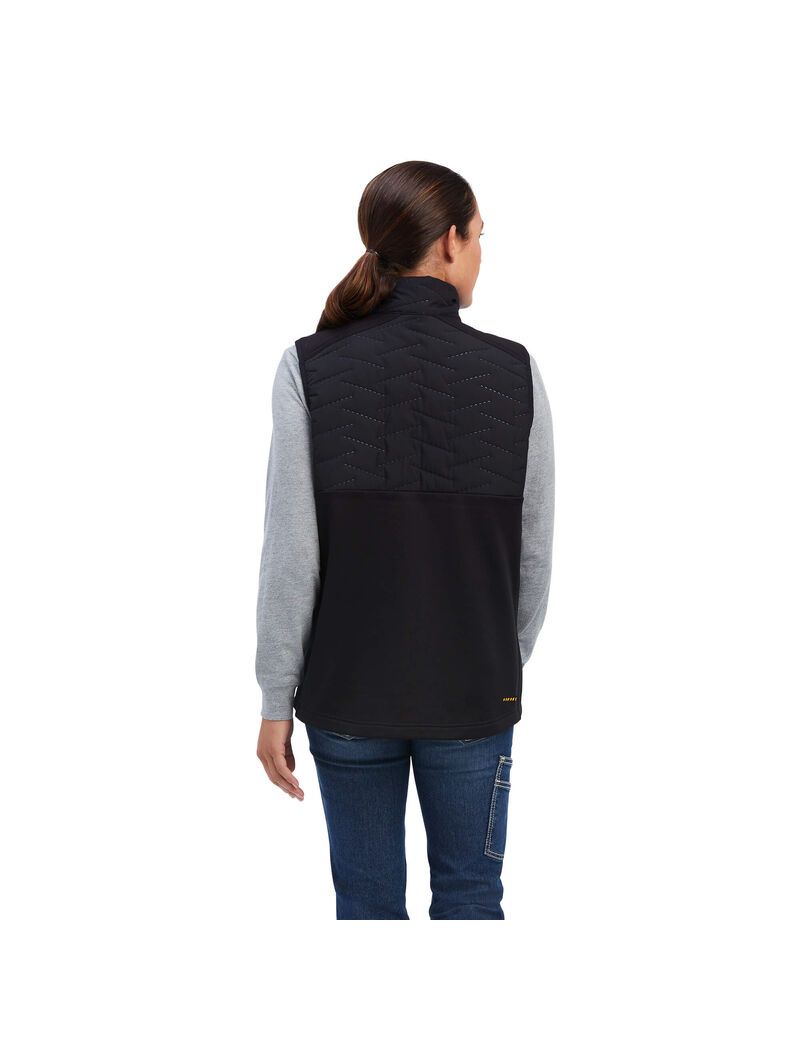 Vêtements De Travail Ariat Rebar Cloud 9 Vest Noir | WVD-1819427