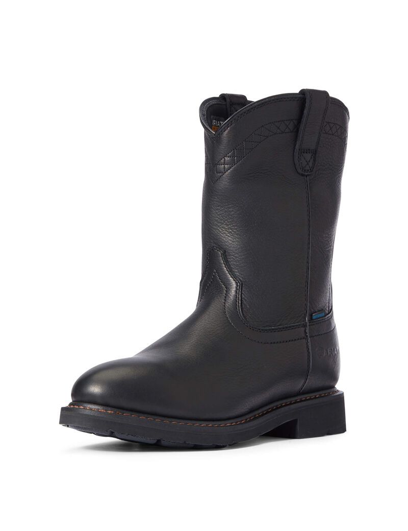 Bottes Imperméables Ariat Sierra Travail Noir | KFM-8855323