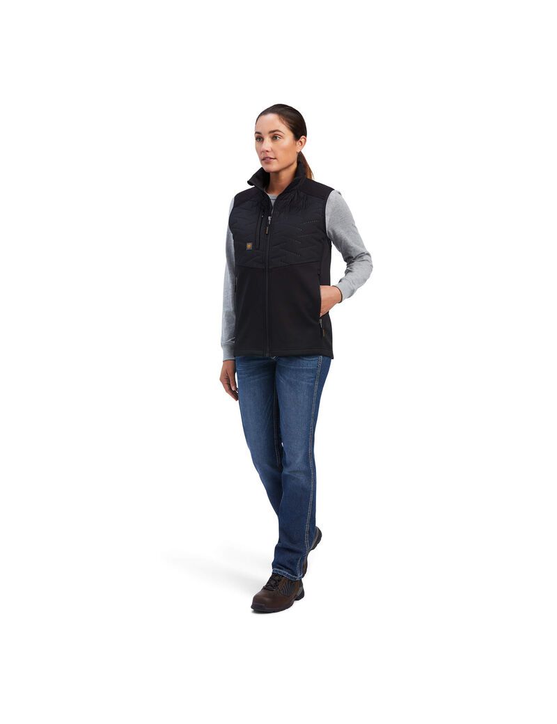 Vêtements De Travail Ariat Rebar Cloud 9 Vest Noir | WVD-1819427