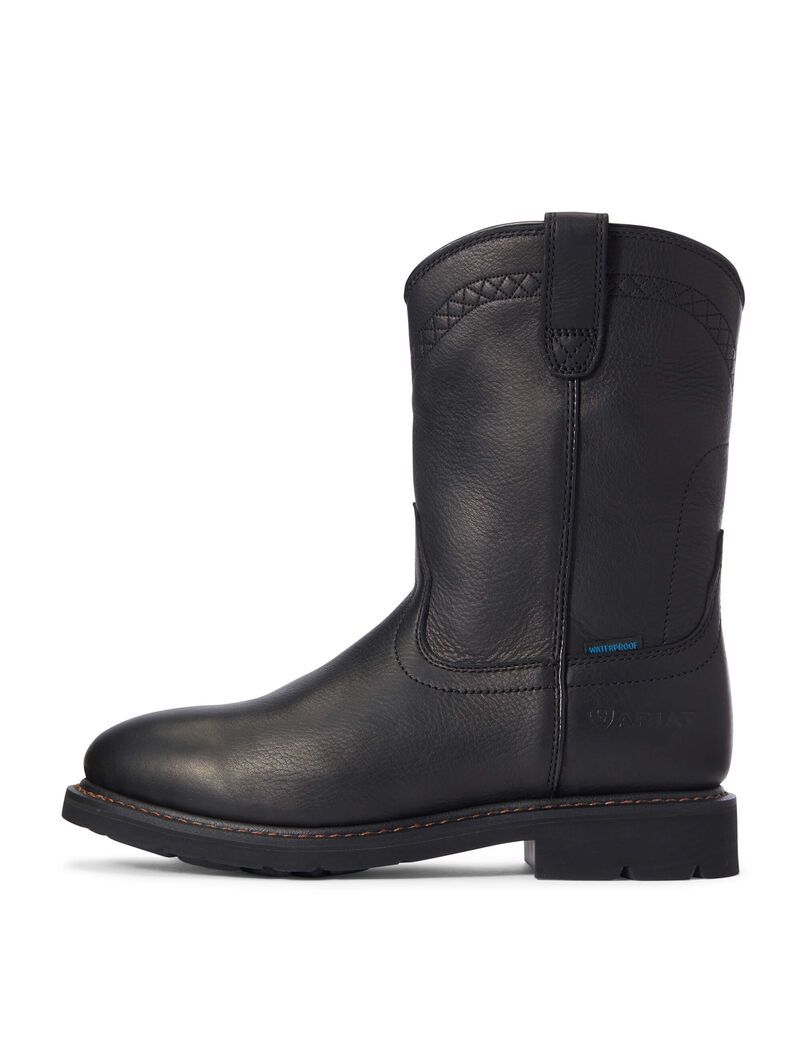 Bottes Imperméables Ariat Sierra Travail Noir | KFM-8855323