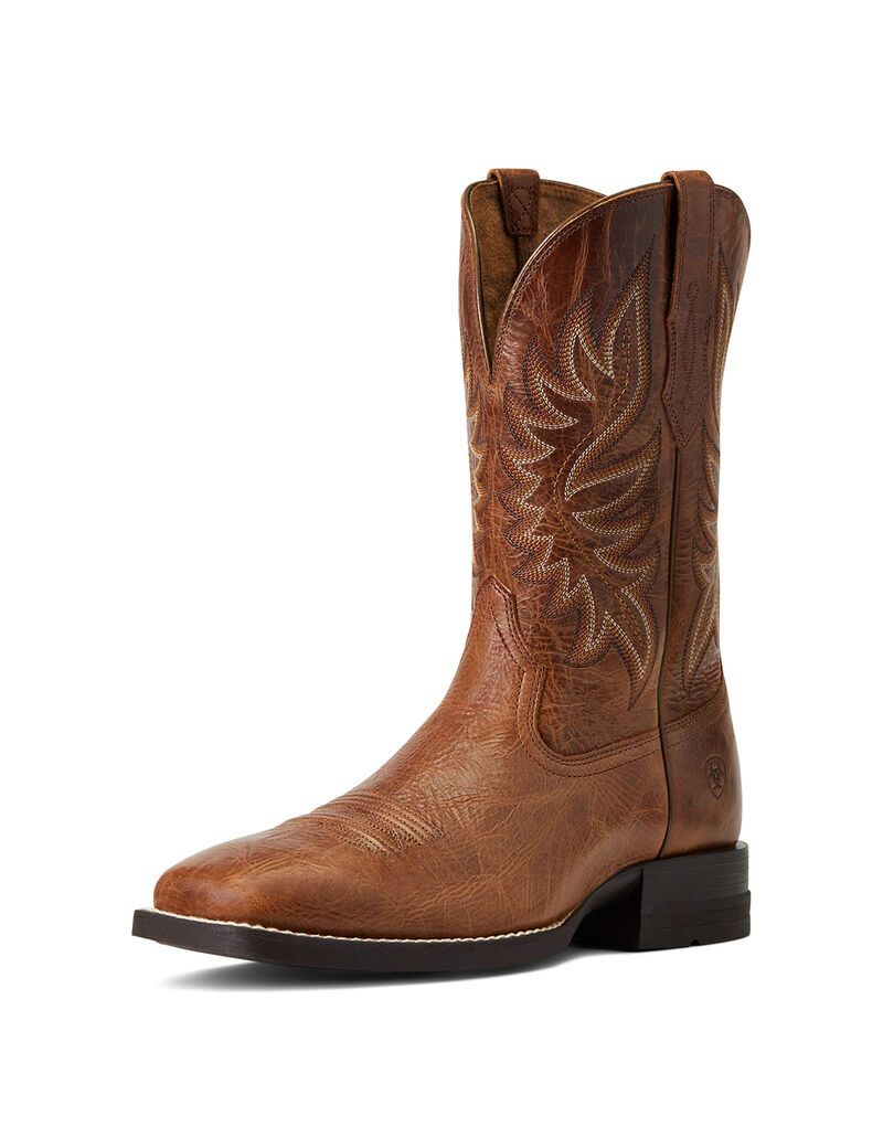 Bottes Western Ariat Brander Marron Foncé | PFY-7633363