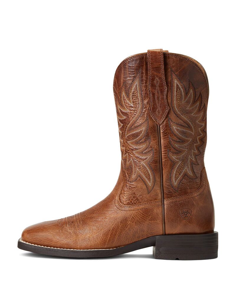 Bottes Western Ariat Brander Marron Foncé | PFY-7633363