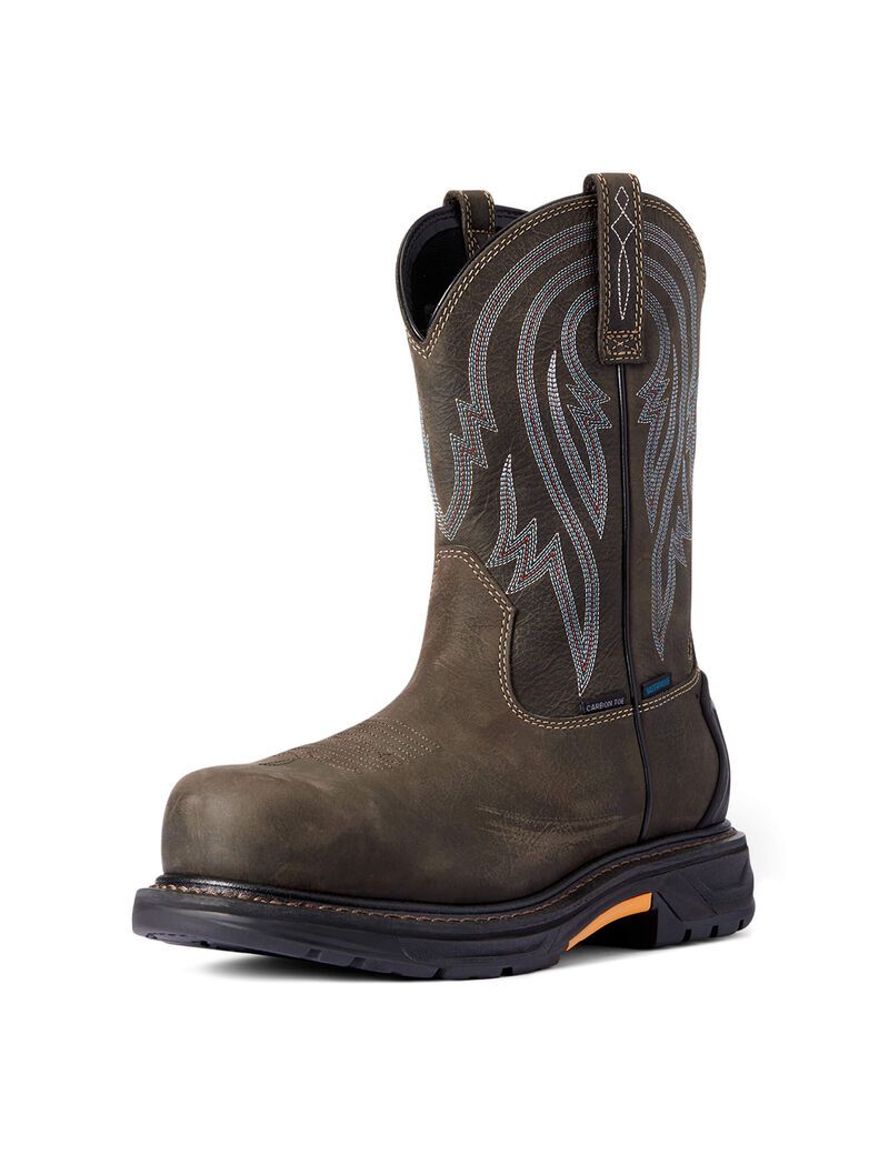 Bottes Imperméables Ariat WorkHog XT Tumbleweed Carbon Embout Travail Cafe | DBW-0784128