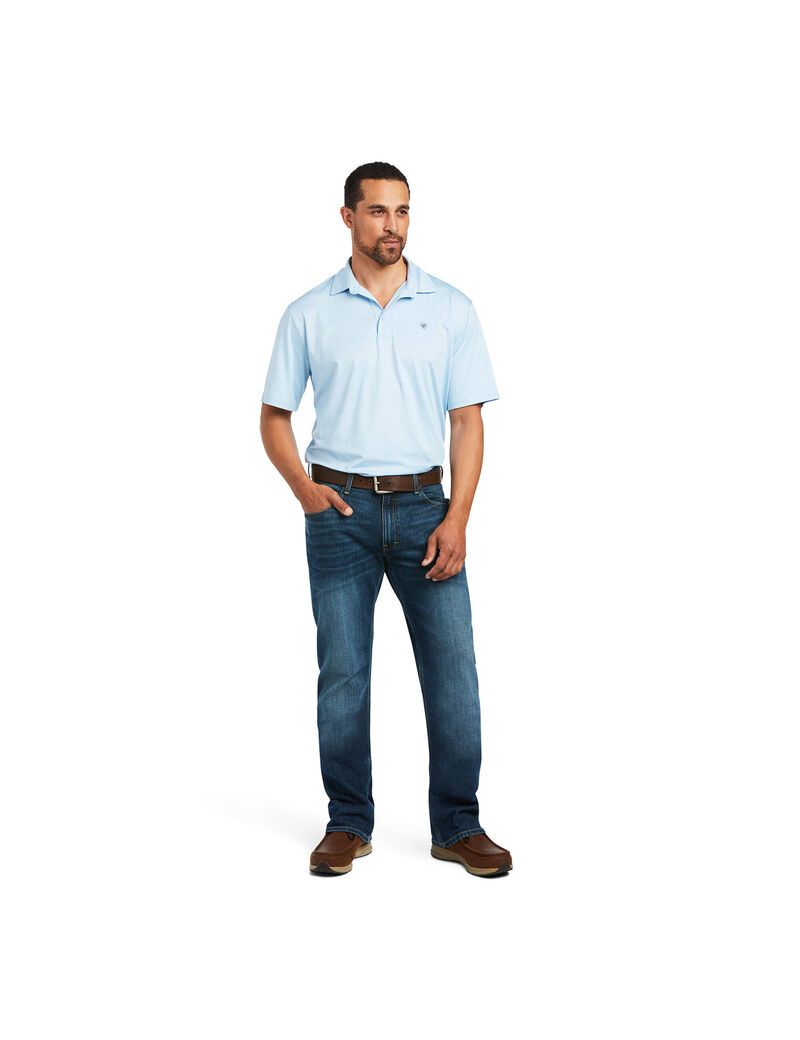 Polos Ariat Charger 2.0 Bleu | KSU-9680944