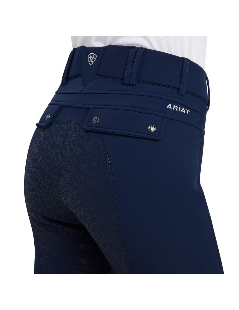 Pantalon Ariat Tri Factor Frost Insulated Full Seat Breech Bleu Marine | ISM-7974280