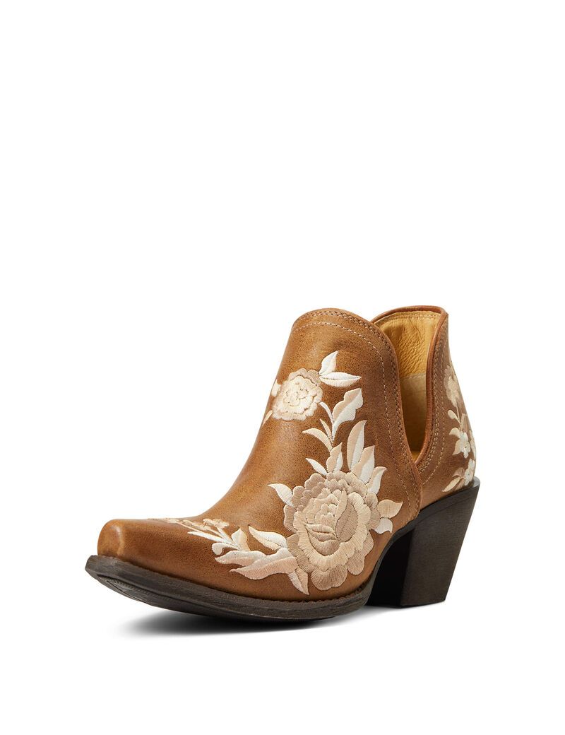 Bottines Ariat Encore Rose Western Marron | HGB-7730708