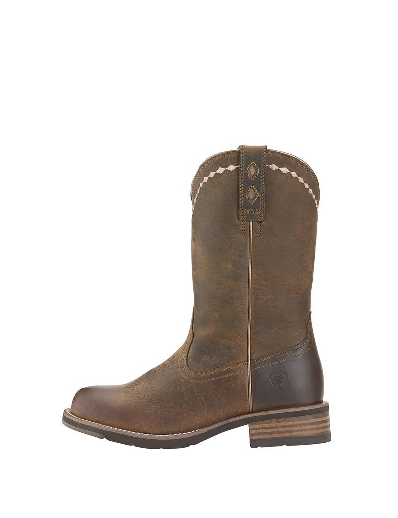 Bottes Western Ariat Unbridled Roper Marron | NTK-6343807