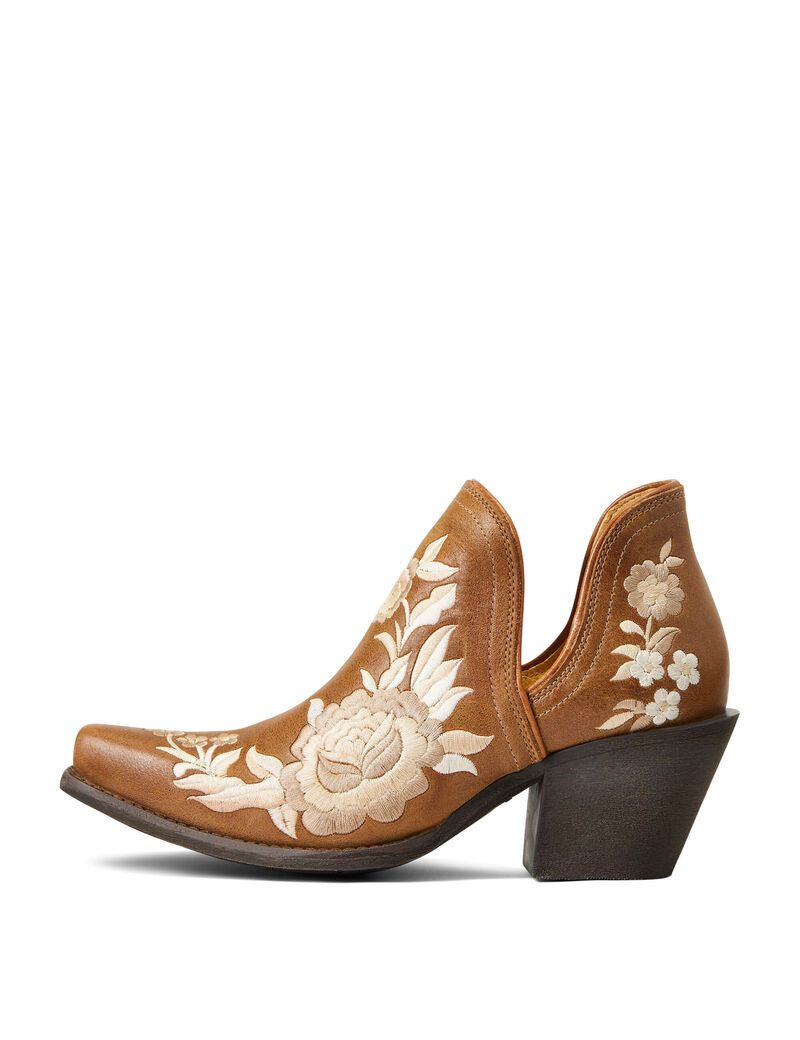 Bottines Ariat Encore Rose Western Marron | HGB-7730708