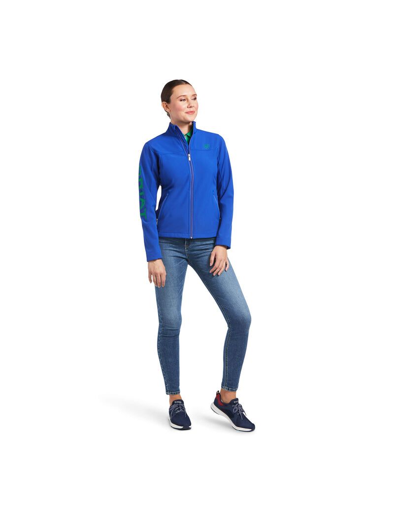 Vestes Ariat New Team Softshell Bleu | FEO-6728111