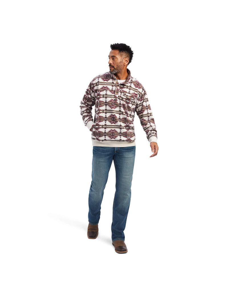 Chandails Ariat Printed Overdyed Washed Multicolore | LBO-9126186