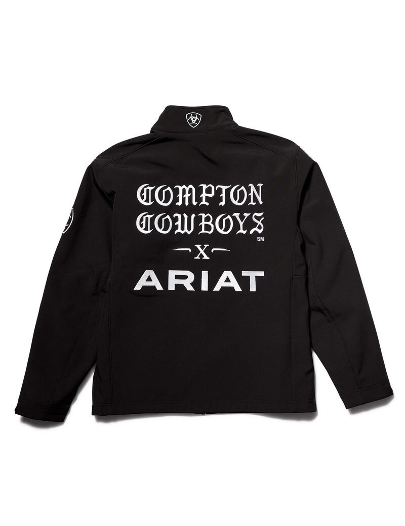 Vestes Ariat Compton Cowboys Logo 2.0 Softshell Noir | FGP-3424469