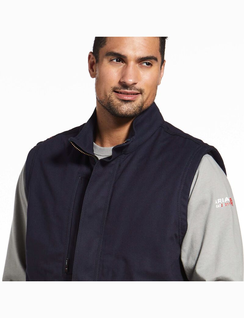 Gilet Ariat FR Workhorse Insulated Bleu Marine | CMC-5909058