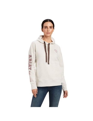 Sweat à Capuche Ariat Rabere Beige | GHS-7591003