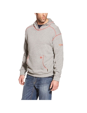 Sweat à Capuche Ariat FR Polartec Grise | GCM-7267156