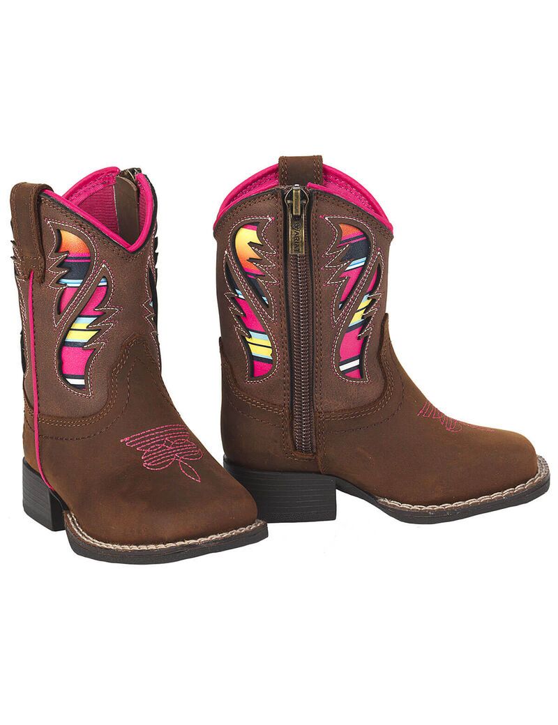 Bottes Western Ariat Stompers Flora Marron | TTH-8922917